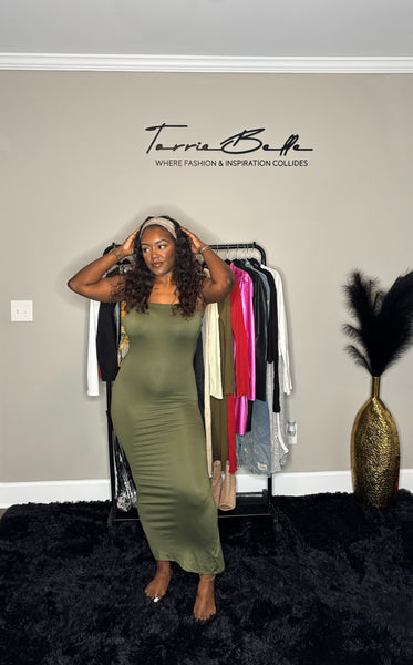 Tube Dress (Olive)