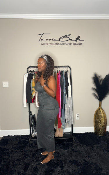 Tube Dress (Charcoal)