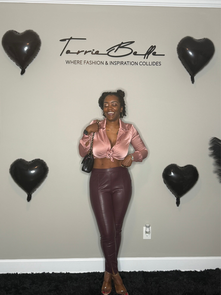 Luxe Faux Leather Pants (wine)
